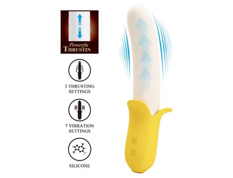 Wibrator punktu G silikonowy Banana Geek Pretty Love USB - 2
