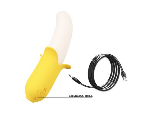 Wibrator punktu G silikonowy Banana Geek Pretty Love USB - 9