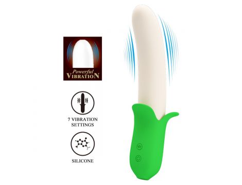 Wibrator silikonowy punktu G Pretty Love Banana Knight USB - 2