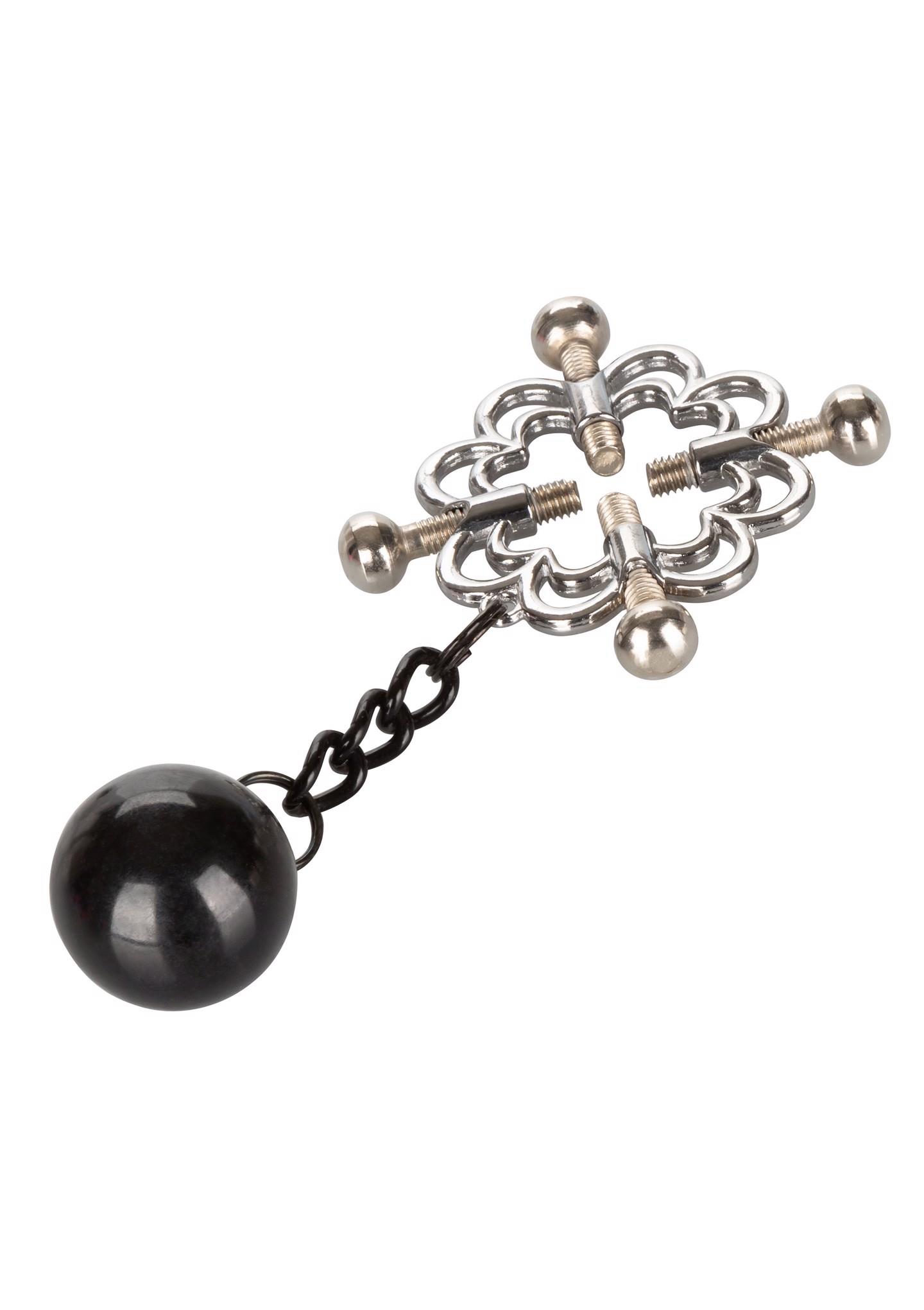 4-point weighted nipple press metal