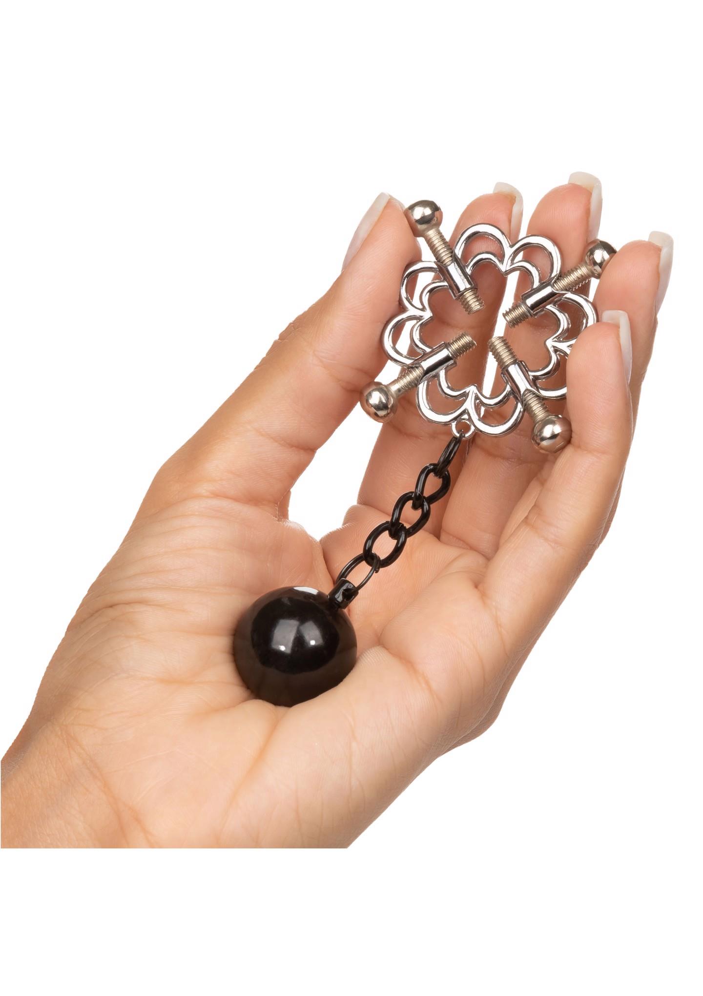4-point weighted nipple press metal