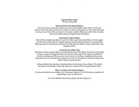 Zestaw dilatorów Sheology Calexotics silikonowy wodoodporny - 9