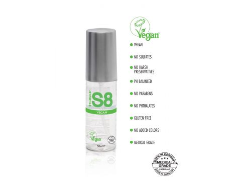 Lubrykant wegański na bazie wody S8 50ml naturalny - 2