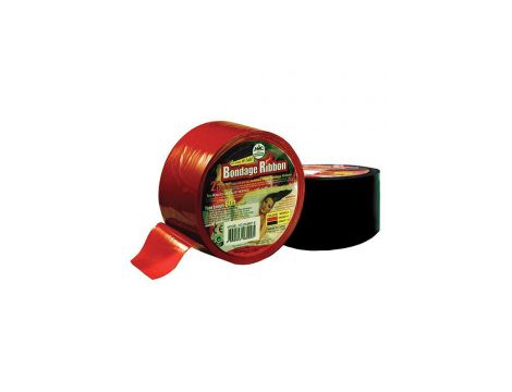Taśma bondage NMC PVC czarna 5 cm 18 m