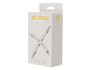 Hogtie Blaze Elite biały ze sztucznej skóry
