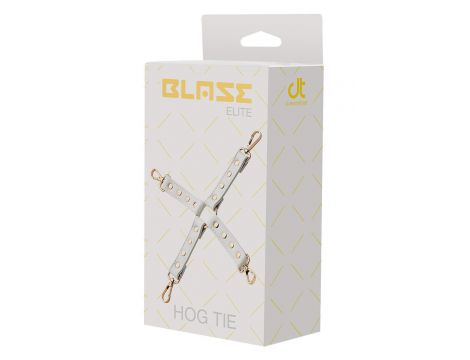Hogtie Blaze Elite biały ze sztucznej skóry