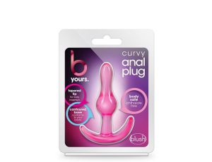 Korek analny B Yours Curvy różowy TPE