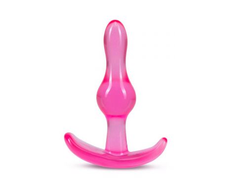Korek analny B Yours Curvy różowy TPE - 2