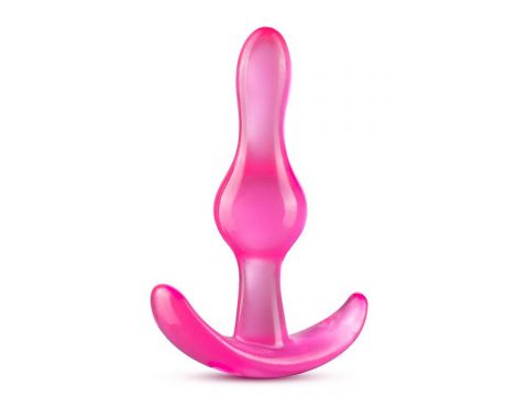 Korek analny B Yours Curvy różowy TPE - 3