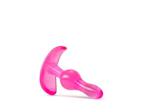 Korek analny B Yours Curvy różowy TPE - 4