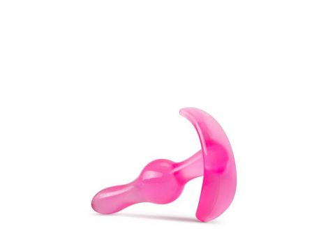 Korek analny B Yours Curvy różowy TPE - 5