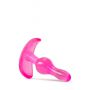 Korek analny B Yours Curvy różowy TPE - 5