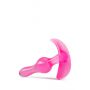 Korek analny B Yours Curvy różowy TPE - 6
