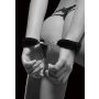 Kajdanki futrzane Ouch! Pleasure czarne z szybkim uwolnieniem - 9