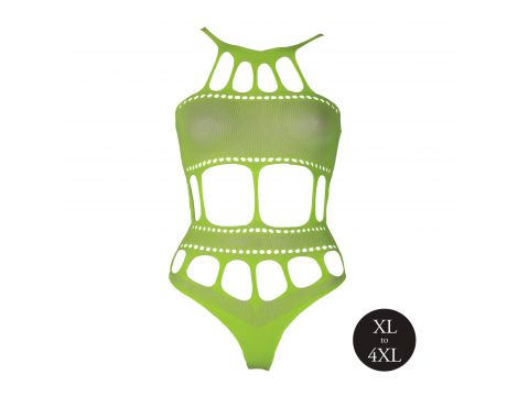 Body z greckim dekoltem Ouch neonowa zieleń XL XXXXL - 6