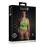 Body z greckim dekoltem Ouch neonowa zieleń XL XXXXL - 4