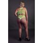 Body z greckim dekoltem Ouch neonowa zieleń XL XXXXL - 6