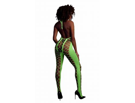 Bodystocking neonowy Ouch! zielony UV XS/XL - 2
