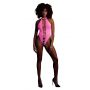 Body erotyczne high-cut Ouch! neonowy różowy XS/XL - 2