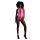 Body erotyczne high-cut Ouch! neonowy różowy XS/XL