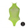 Body erotyczne Ouch neonowa zieleń halter XL XXXXL - 7