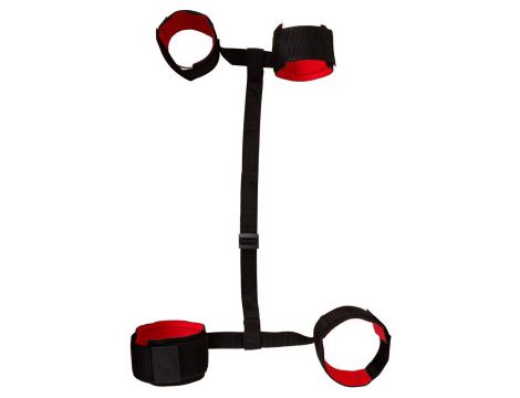 Kajdanki na ręce i nogi You2Toys regulowane 80 cm poliamid - 3