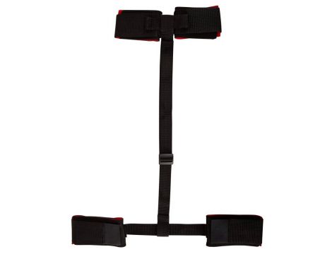 Kajdanki na ręce i nogi You2Toys regulowane 80 cm poliamid - 7