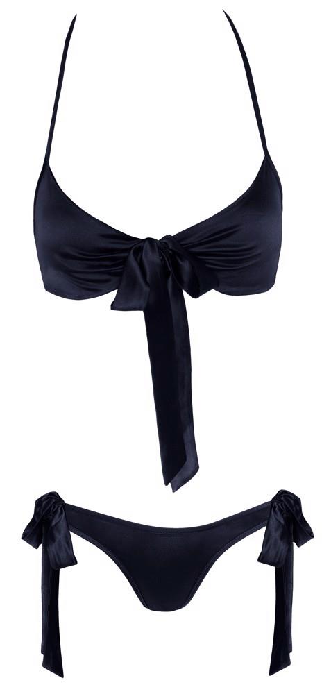 bra and briefs black s/m