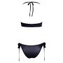 Komplet bielizny Cottelli Lingerie z kokardkami czarny S/M - 9