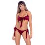 Komplet bielizny Cottelli LINGERIE czerwony z kokardkami L/XL - 3