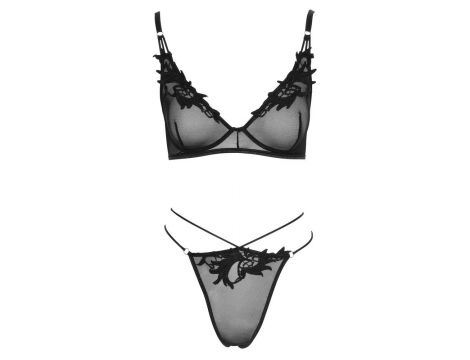 Biustonosz i stringi Rio Cottelli LINGERIE złoty L - 3