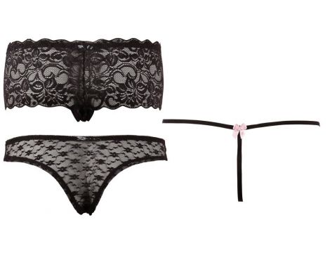 Zestaw majtek Cottelli Lingerie czarny XL - 6