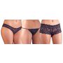Zestaw majtek Cottelli Lingerie czarny XL - 3