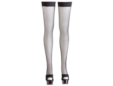 Pończochy podtrzymujące siatkowe Cottelli LEGWEAR S - 6