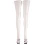 Pończochy samonośne Cottelli LEGWEAR białe 17 den - 4
