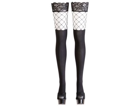 Pończochy samonośne 2w1 Cottelli LEGWEAR M/L - 5