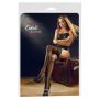 Pończochy Cottelli LEGWEAR czarne z koronką 20 den - 2