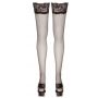 Pończochy Cottelli LEGWEAR czarne z koronką 20 den - 6