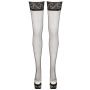 Pończochy siatkowe z koronką Cottelli LEGWEAR - 6