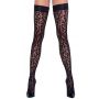 Pończochy samonośne Cottelli LEGWEAR leo 30 den - 3