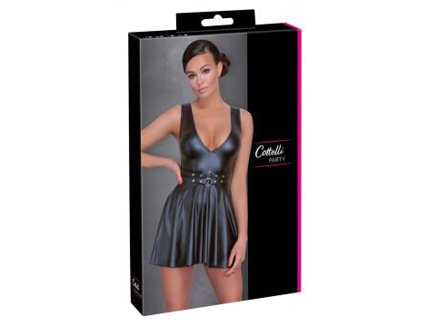 Krótka sukienka rozkloszowana Cottelli PARTY czarna