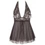 Babydoll koronkowy Cottelli CURVES czarny 3XL - 4