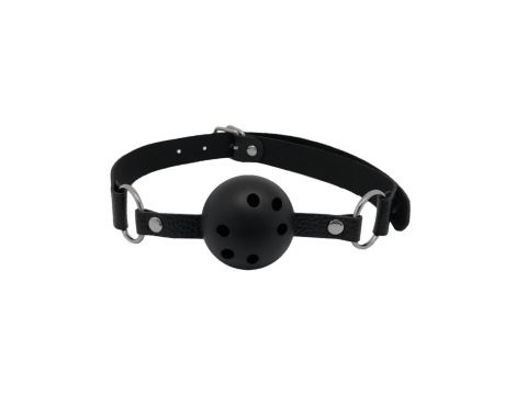 Knebel Discretion Alive czarny z otworami 4,5 cm regulowany
