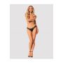 Figi otwarte Bella Rou Obsessive czarne z haftowanym tiulem XL 2XL - 6