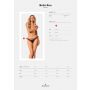 Figi otwarte Bella Rou Obsessive czarne z haftowanym tiulem XL 2XL - 10