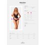 Komplet bielizny Obsessive Bella Rou czarny M/L - 8