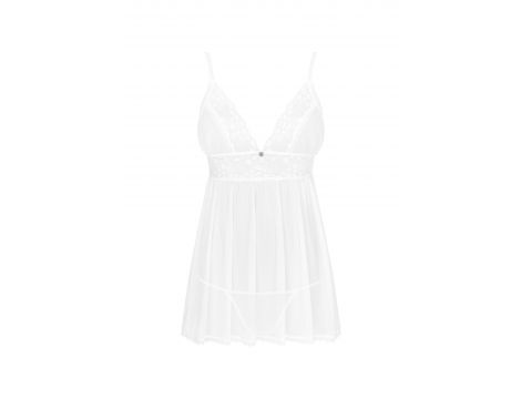 Babydoll Obsessive Heavenlly z koronką i stringami XS/S - 5