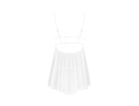 Babydoll Obsessive Heavenlly z koronką i stringami XS/S - 6