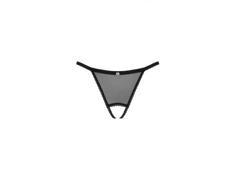 Stringi otwarte Celia Noir Obsessive czarne XL/2XL - 7