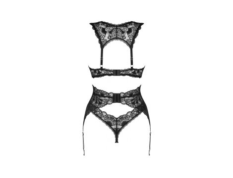Trzyczęściowy komplet Obsessive Donna Dream czarny XS/S - 6